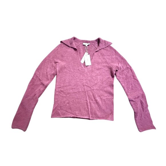 Vince Womens Alpaca Wool Blend Long Sleeve Sweater S Purple NWT - Picture 1 of 6
